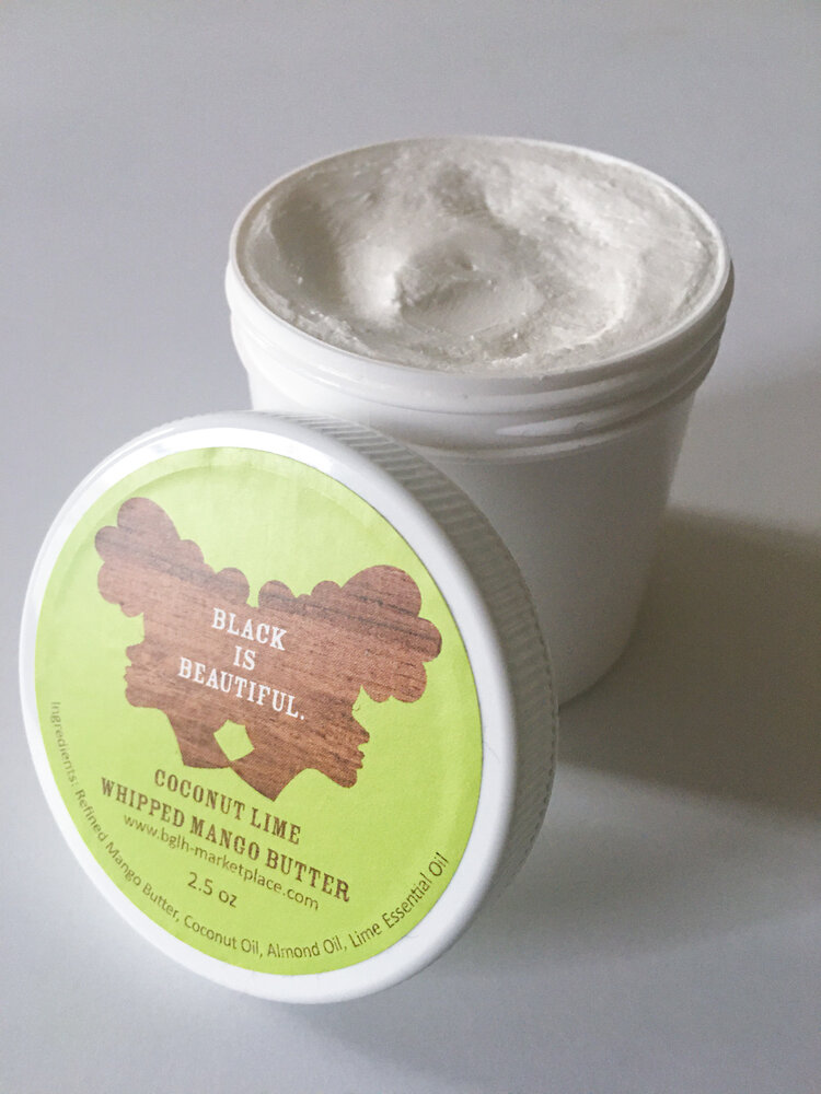 Coconut Lime Whipped Mango Butter from BGLH Marketplace