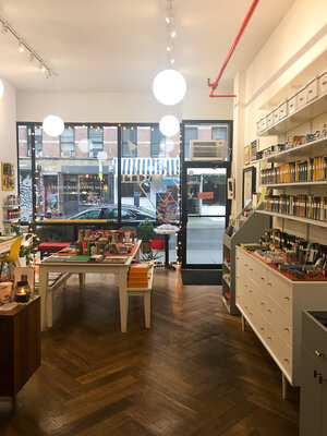 Main area of CW Pencil Enterprise with beautiful displays in New York City