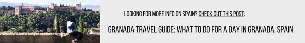 Read post banner with picture of Kim in Granada Spain on the left
