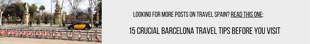 Read post banner with picture of the Barcelona streets