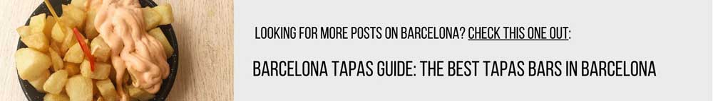 Read post banner with plate of hot patatas bravas