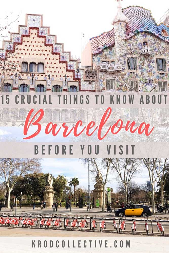 Traveling to Barcelona, Spain in Europe? Here are 15 important things to know about traveling to Barcelona, Spain before you visit. These Barcelona travel tips are perfect for first-time visitors and includes how to prepare for Barcelona and where to stay in Barcelona. #Barcelona #Spain | Barcelona Spain travel