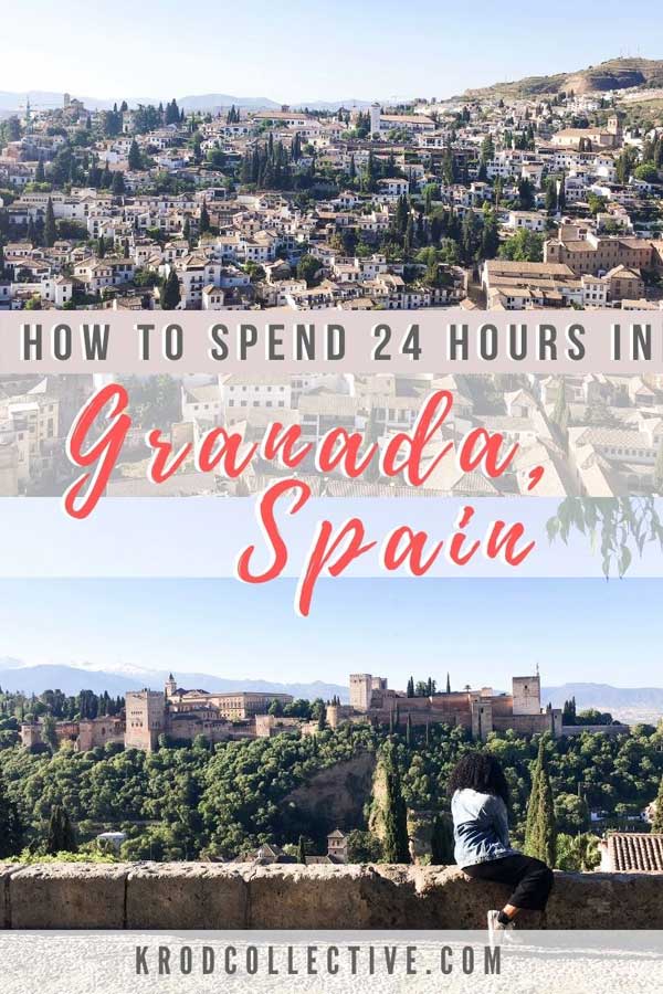 Traveling to Granada, Spain in Europe? This is your ultimate Granada Spain travel guide! This Granada itinerary will take you through one day in the beautiful Spanish city. What to do, what to see, and what to eat in Granada, Spain. #Granada #Spain