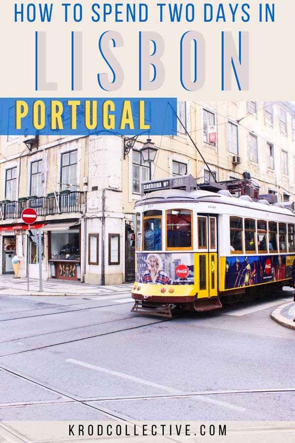 Traveling to Lisbon, Portugal in Europe? This is your ultimate, weekend Lisbon travel guide! This solo female travel, Lisbon itinerary will take your through two days in the beautiful Portugal city. What to do, see, and eat in Lisbon, Portugal. #Lisbon #Portugal