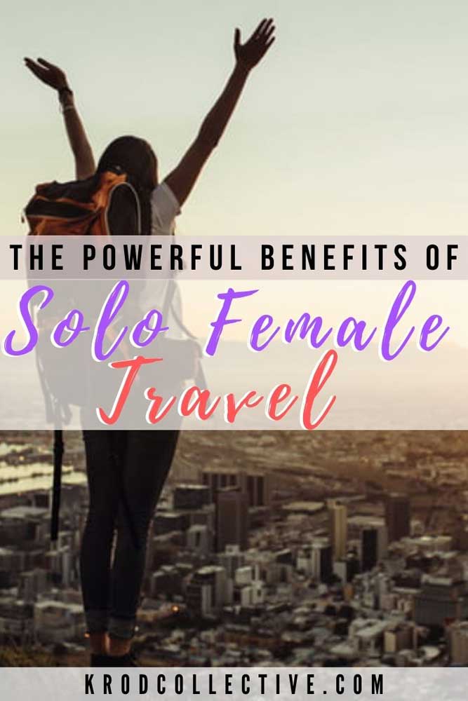 Nervous about solo travel? Need some solo travel inspiration? Traveling alone is a great way to see the world. Here are some amazing benefits to solo female travel. #solotravel #travel